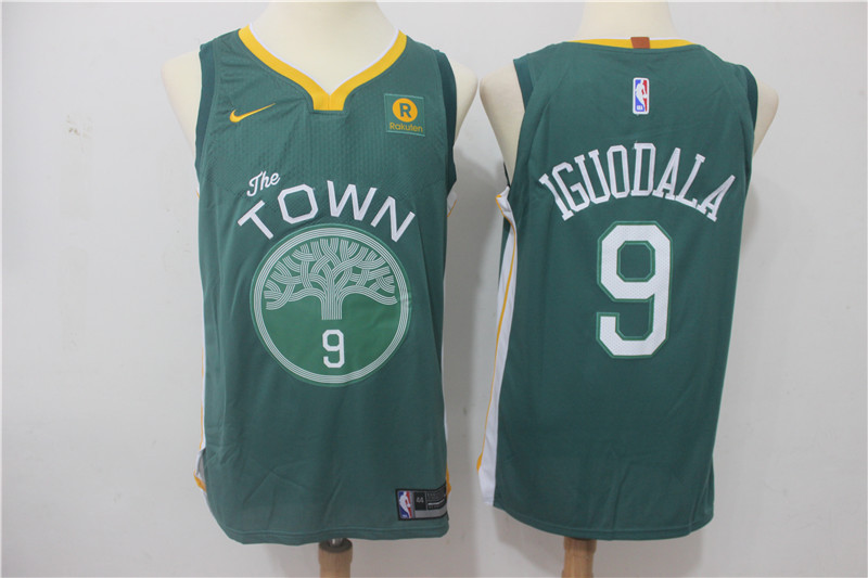 Men Golden State Warriors 9 Iguodala Green Game Nike NBA Jerseys